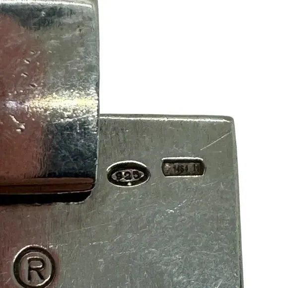 Gucci Gemini Sterling Silver Plate Necklace - Picture 7 of 8